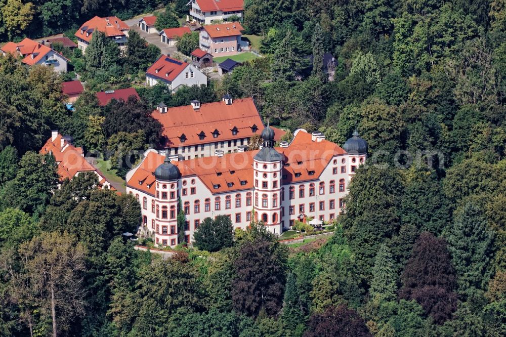 Eurasburg from the bird's eye view: Palace in Eurasburg in the state Bavaria