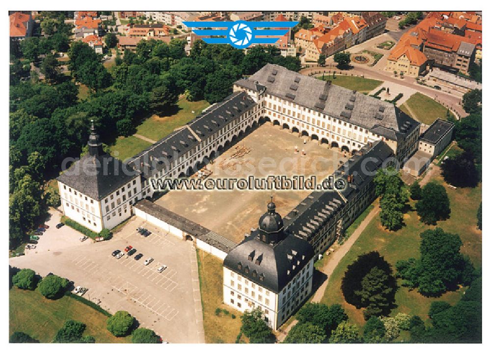 Aerial image Gotha - Schloss Friedenstein Stadt Gotha Thüringen