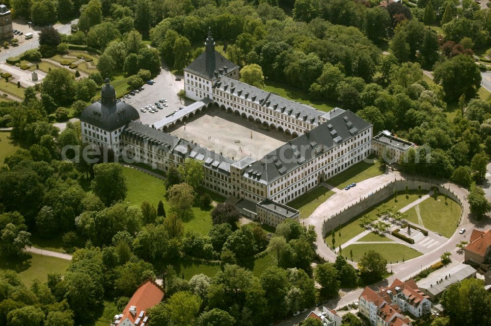 Aerial photograph Gotha - Castle Friedenstein in Gotha in Thuringia