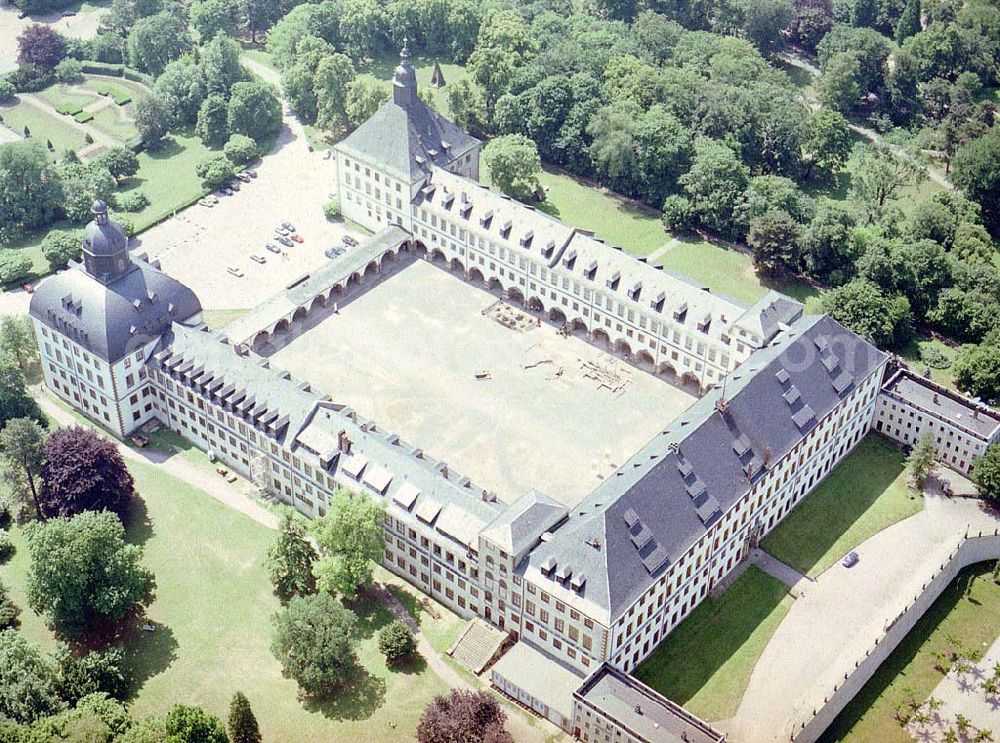 Gotha from above - Schloß Gotha.