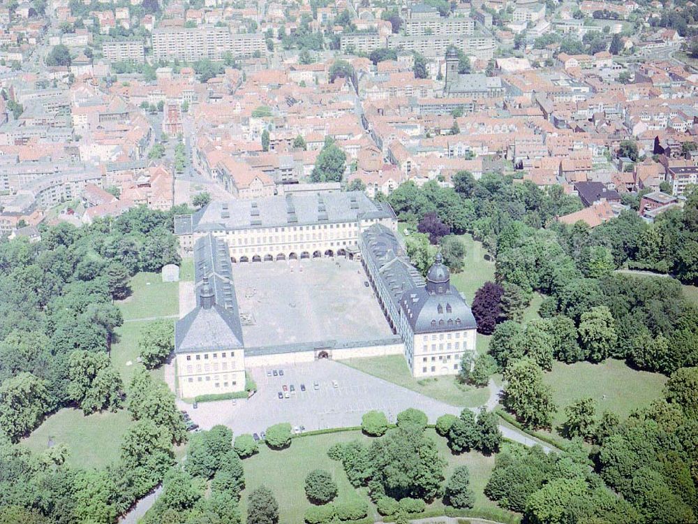 Gotha from the bird's eye view: Schloß Gotha.