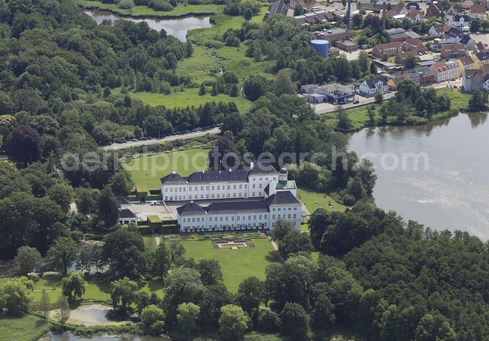 Aerial photograph Graasten - Graasten Castle in Denmark. Schloss Gravenstein is the summer residence of the Danish royal family