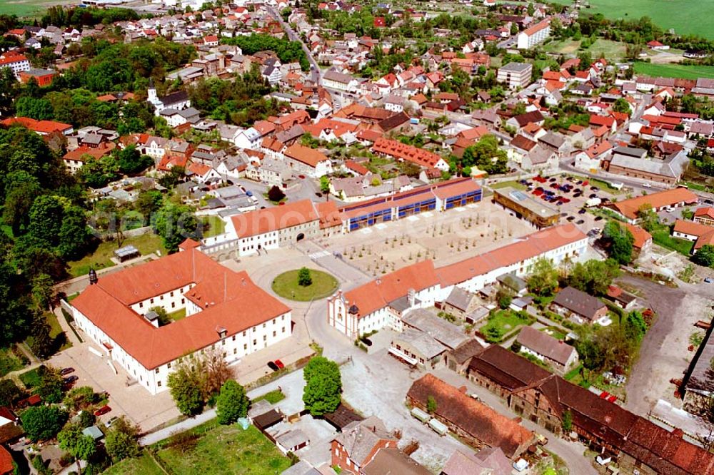 Aerial image Haldensleben/Sachsen-Anhalt - Schloß Haldensleben in Sachsen-Anhalt. Datum: 05.05.03