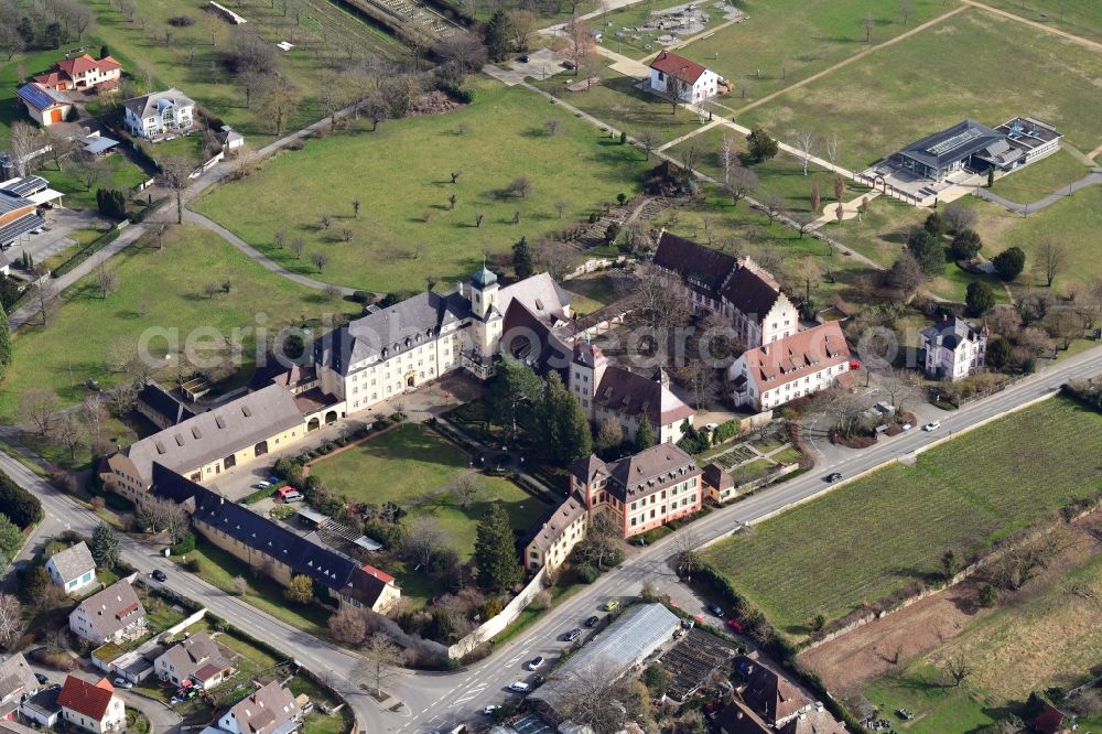 Heitersheim from the bird's eye view: Castle Heitersheim in the state Baden-Wurttemberg, Germany