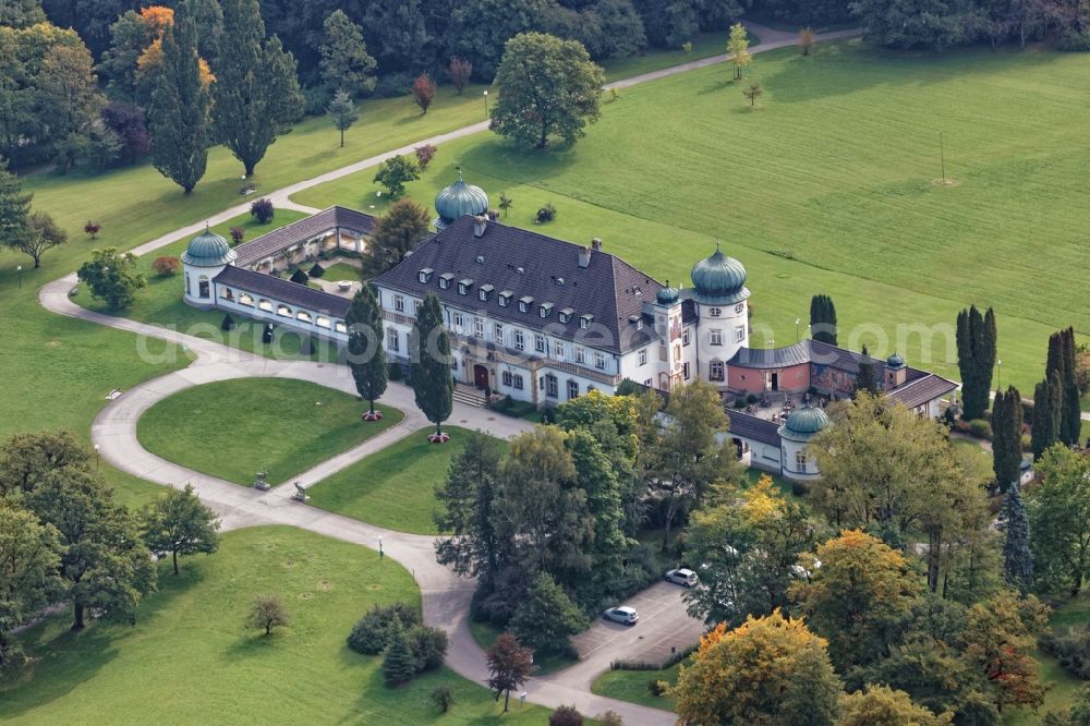 Aerial photograph Bernried am Starnberger See - Palace in Bernried am Starnberger See in the state Bavaria, Germany