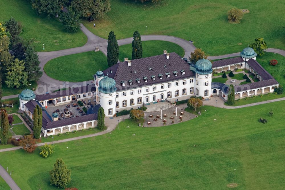 Bernried am Starnberger See from the bird's eye view: Palace in Bernried am Starnberger See in the state Bavaria, Germany