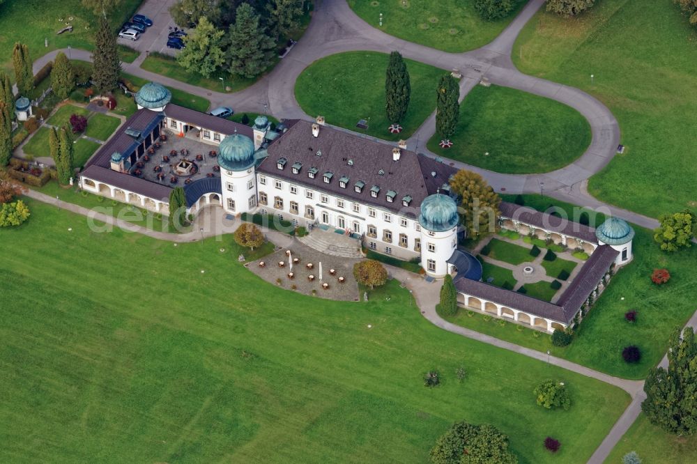 Aerial photograph Bernried am Starnberger See - Palace in Bernried am Starnberger See in the state Bavaria, Germany