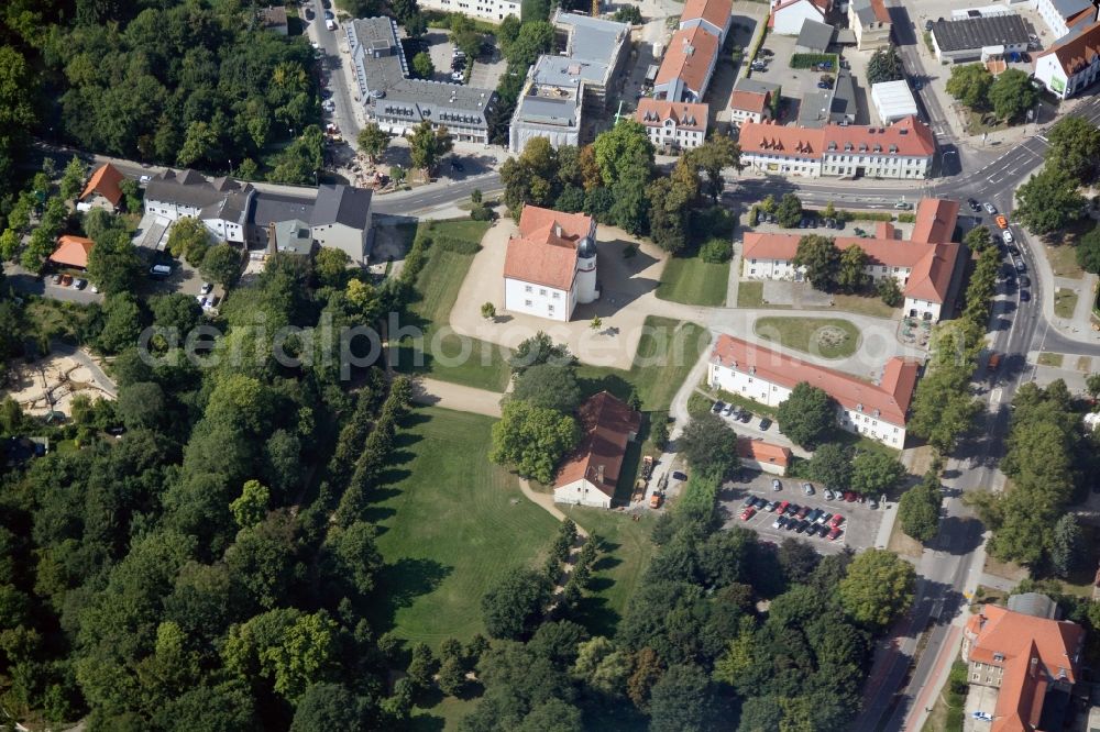 Aerial image Königs Wusterhausen - Castle Koenigs Wusterhausen in Brandenburg