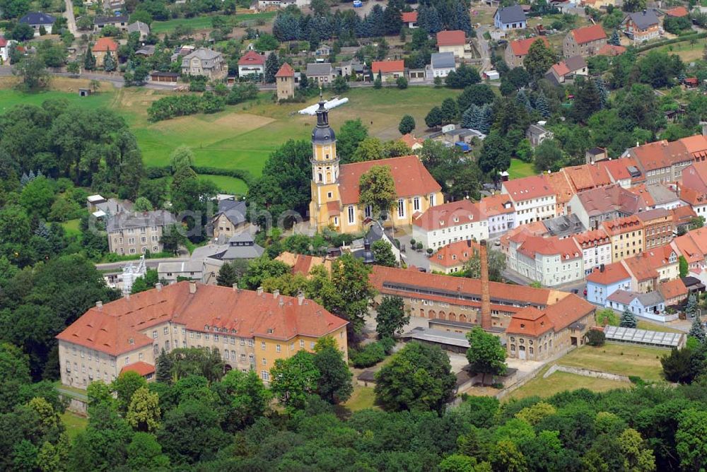 Königsbrück from above - Blick auf das Schloß von Königsbrück in Sachsen.