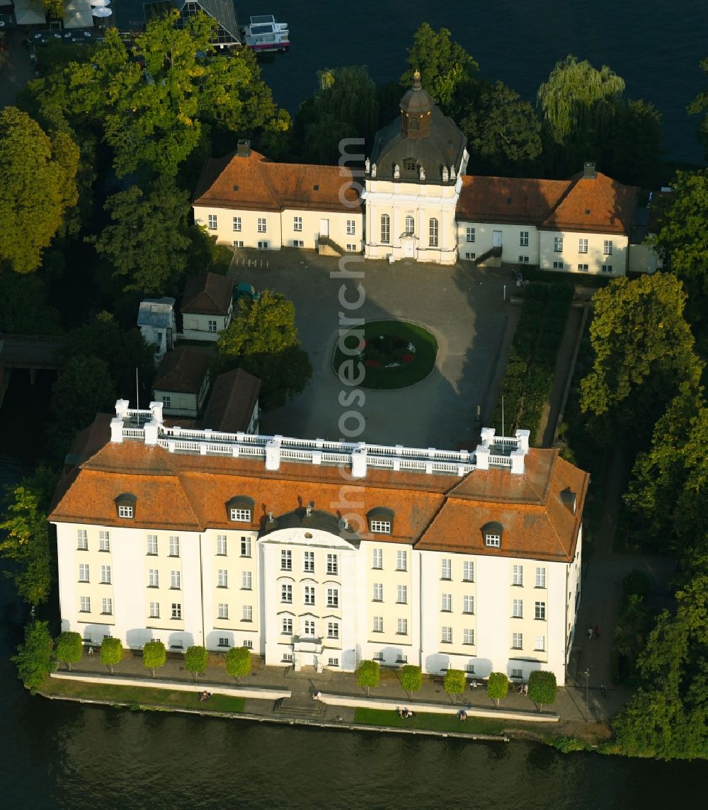 Berlin from the bird's eye view: Palace Koepenick on the banks of Dahme in the district Koepenick in Berlin, Germany