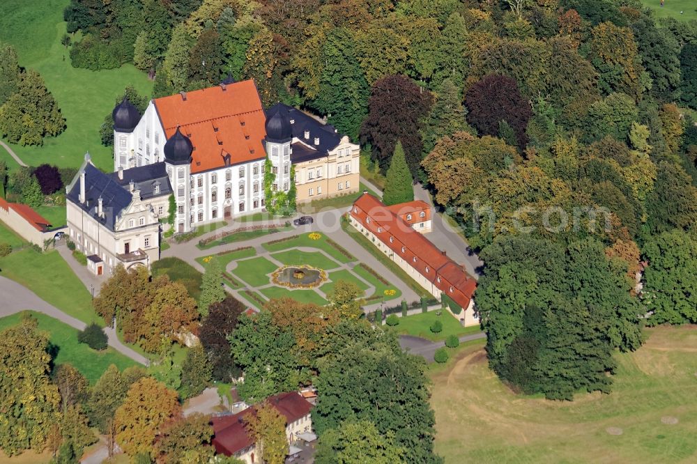 Aerial photograph Tuntenhausen - Palace Maxlrain in Tuntenhausen in the state Bavaria, Germany