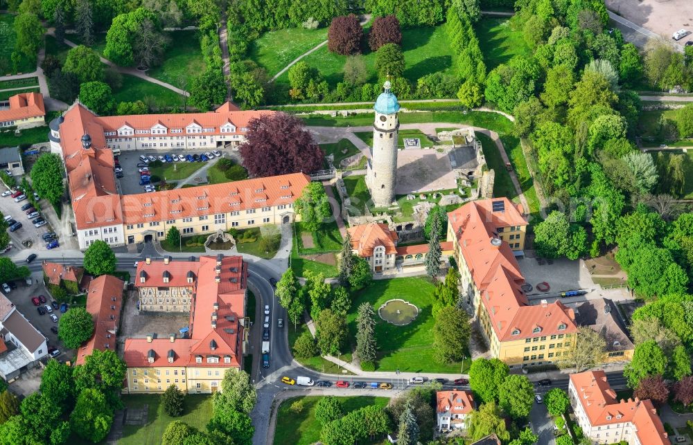 Aerial image Arnstadt - View of the castle Neideck in Arnstadt in the state Thuringia