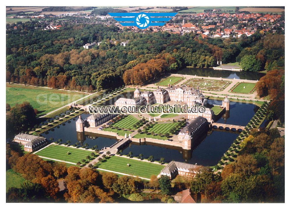 Nordkirchen / NRW from the bird's eye view: Schloß Nordkirchen in Nordrhein - Westfalen 01.10.02 E-Mail gemeinde@nordkirchen.de