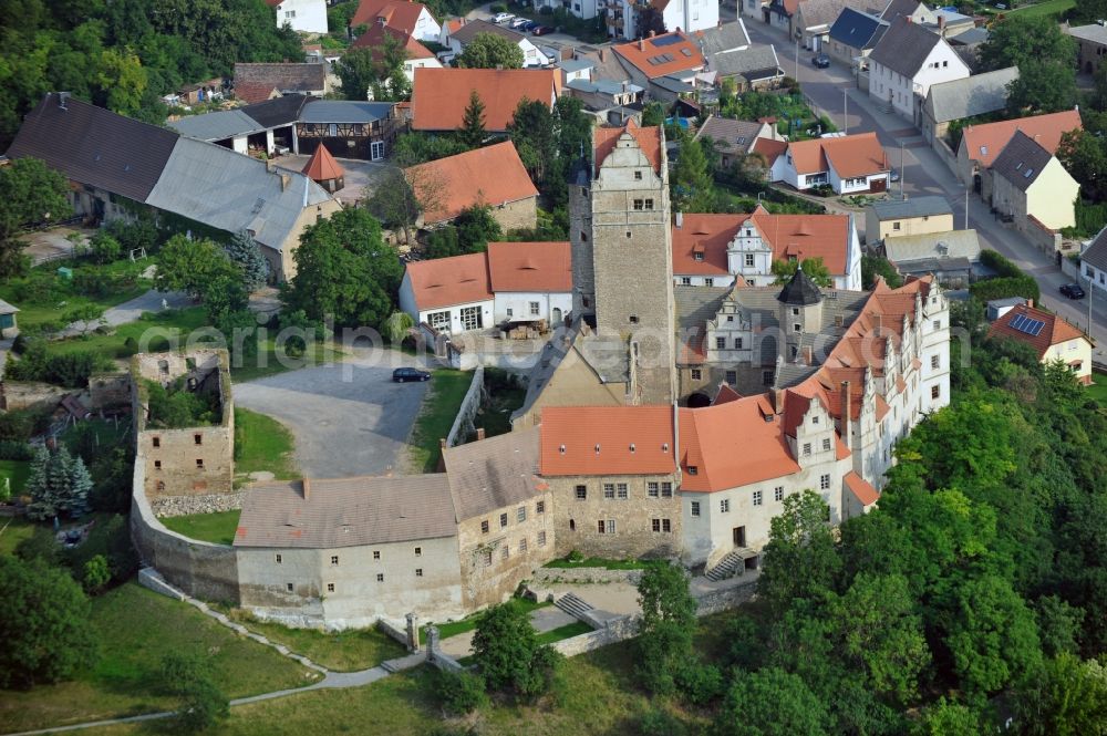 Aerial image PLÖTZKAU - View of the castle Plötzkau in Saxony- Anhalt