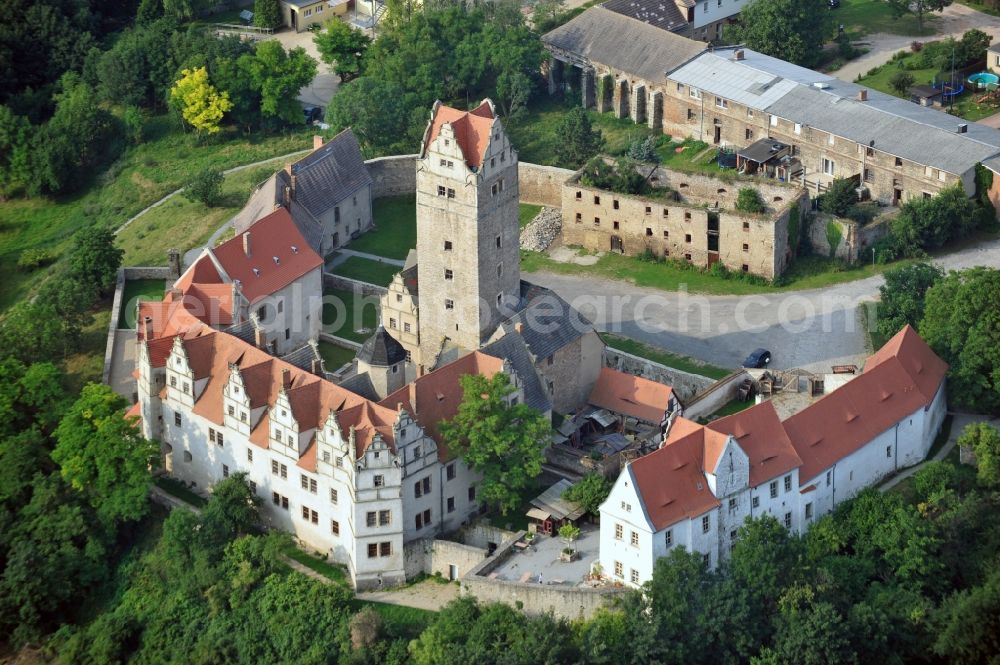 Aerial photograph PLÖTZKAU - View of the castle Plötzkau in Saxony- Anhalt