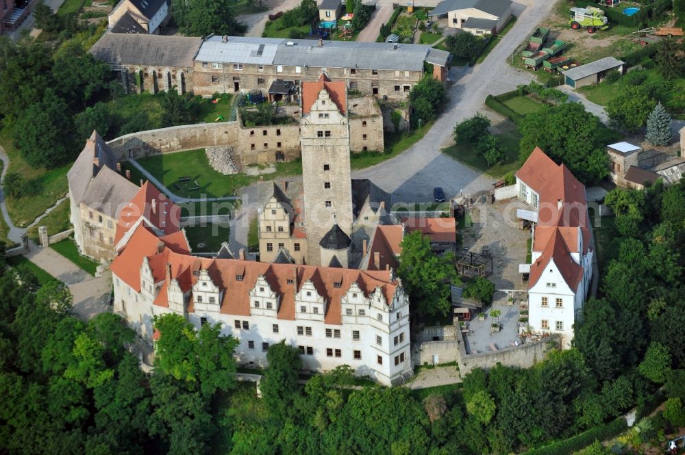 PLÖTZKAU from the bird's eye view: View of the castle Plötzkau in Saxony- Anhalt