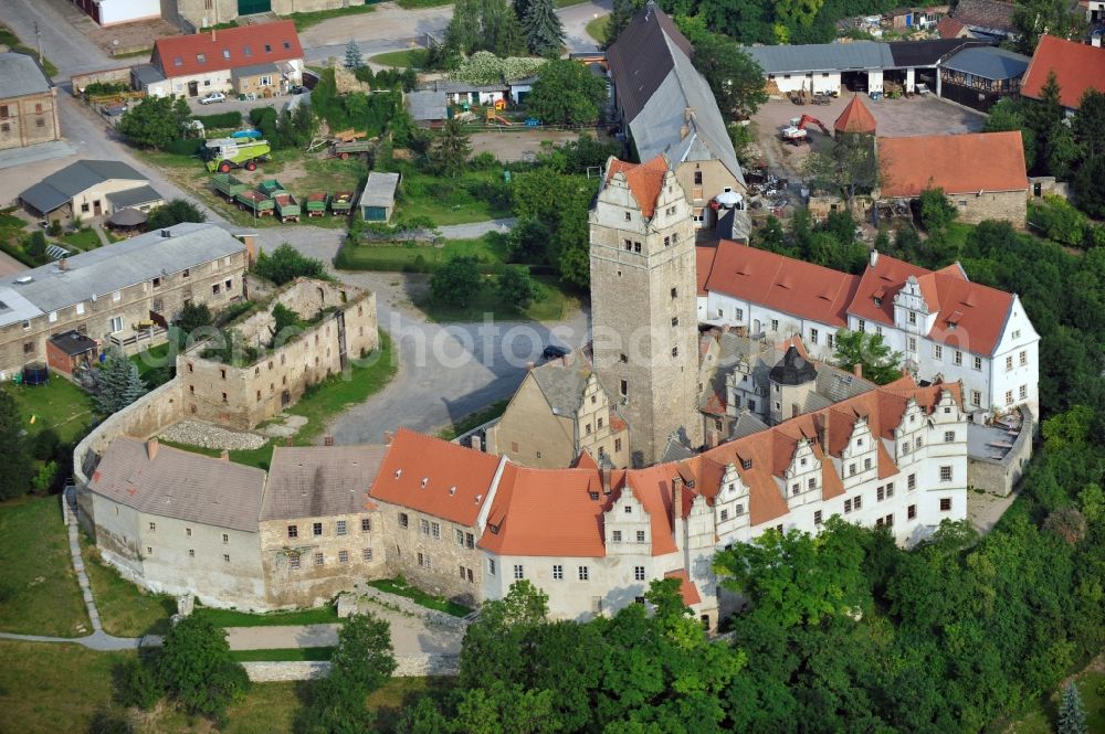 PLÖTZKAU from the bird's eye view: View of the castle Plötzkau in Saxony- Anhalt