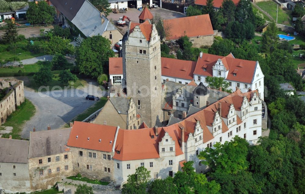 Aerial image PLÖTZKAU - View of the castle Plötzkau in Saxony- Anhalt