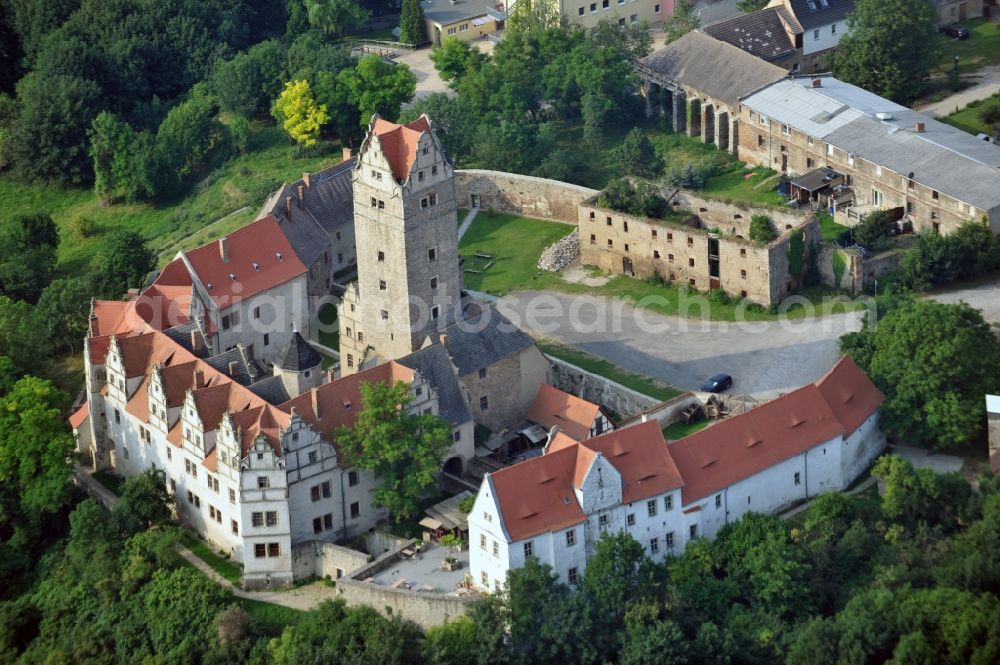 Aerial photograph PLÖTZKAU - View of the castle Plötzkau in Saxony- Anhalt