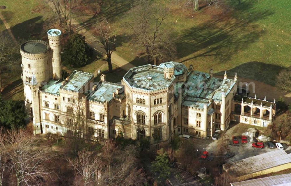 Potsdam from above - 12.02.95 Schloss Potsdam Babelsberg