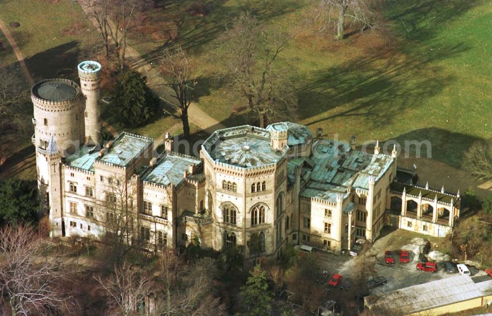 Aerial image Potsdam - 12.02.95 Schloss Potsdam Babelsberg