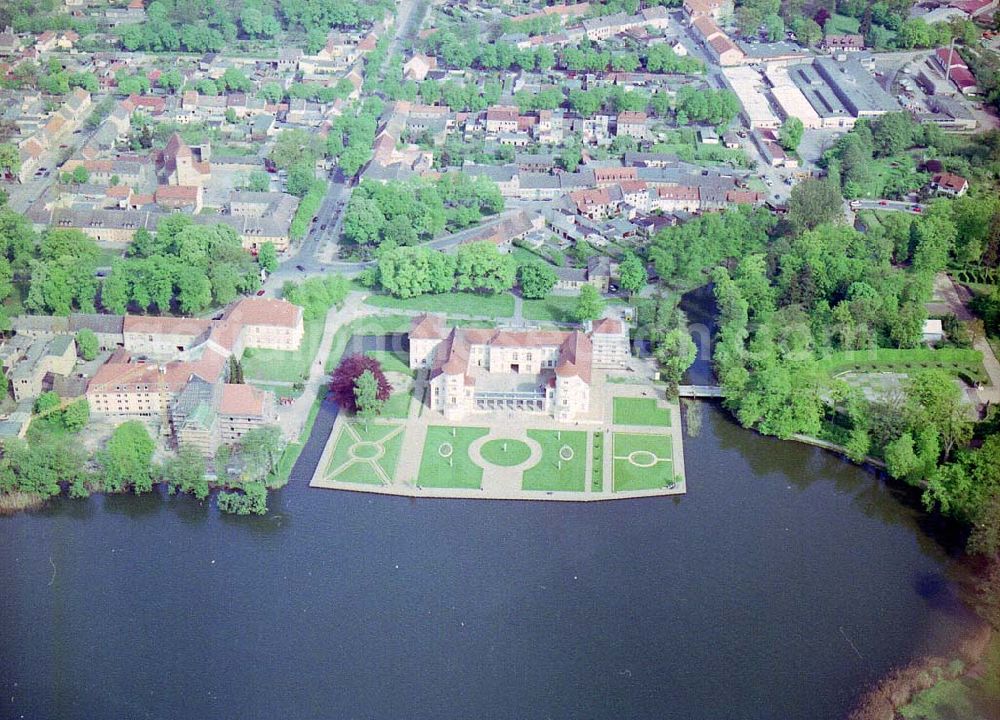 Aerial photograph Rheinsberg / BRA - Schloß Rheinsberg.