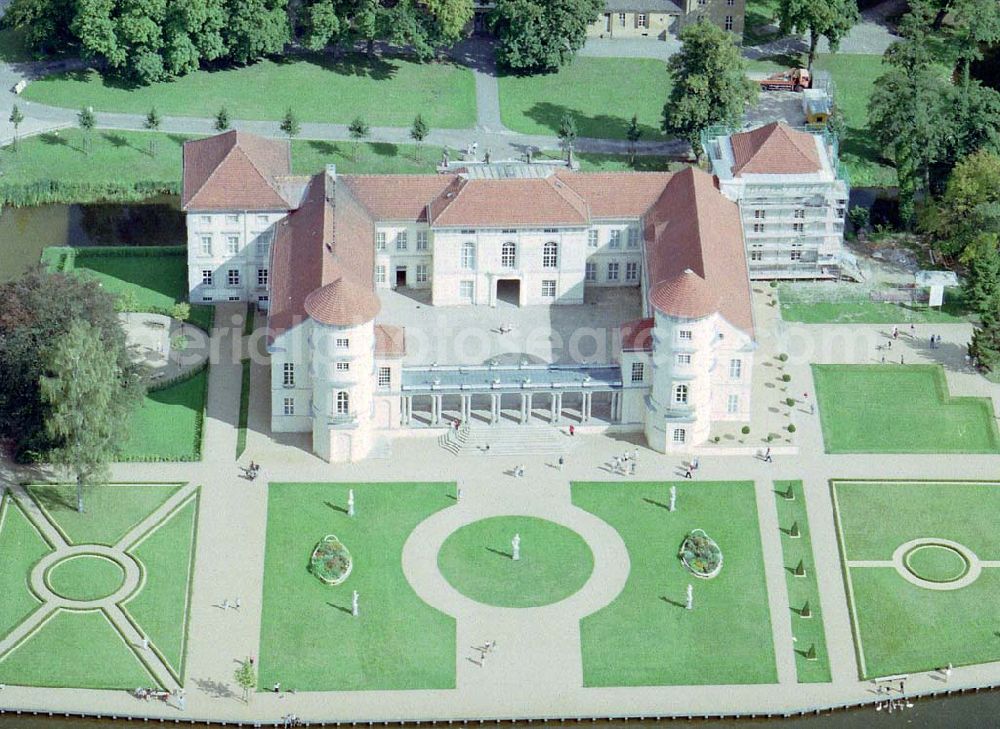 Rheinsberg / BRB from the bird's eye view: Schloß Rheinsberg.