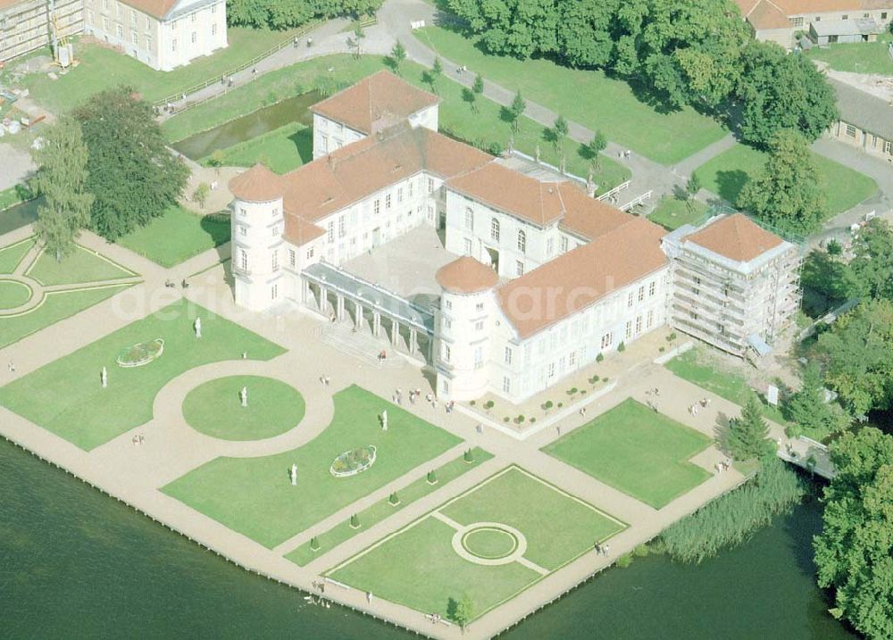 Aerial image Rheinsberg / BRB - Schloß Rheinsberg.