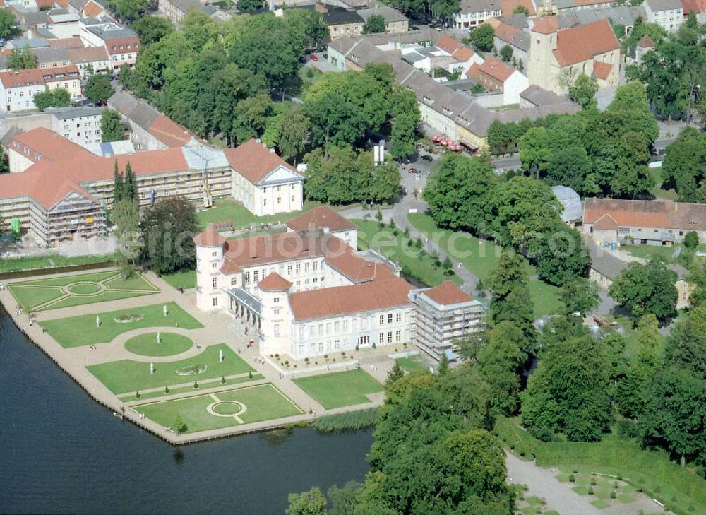 Aerial photograph Rheinsberg / BRB - Schloß Rheinsberg.