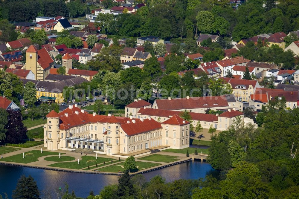 Aerial image Rheinsberg - Castle Rheinsberg in Brandenburg