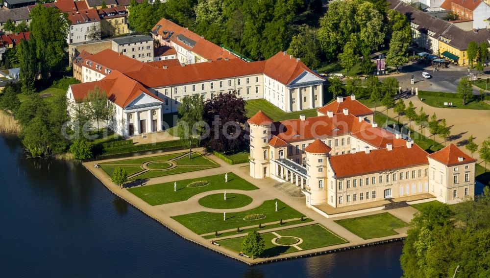 Aerial image Rheinsberg - Castle Rheinsberg in Brandenburg