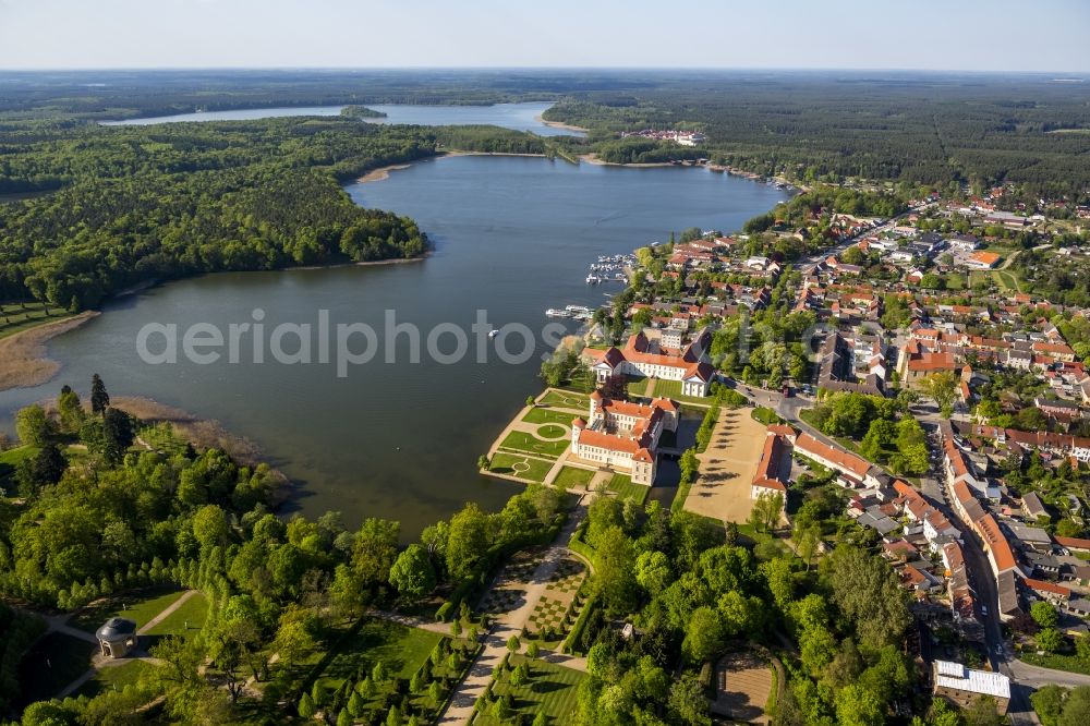 Aerial image Rheinsberg - Castle Rheinsberg in Brandenburg