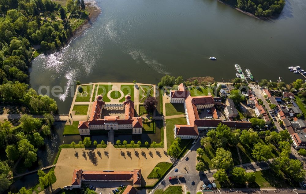 Aerial photograph Rheinsberg - Castle Rheinsberg in Brandenburg