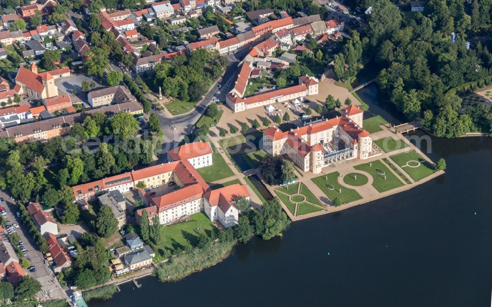 Aerial image Rheinsberg - Castle Rheinsberg in Brandenburg