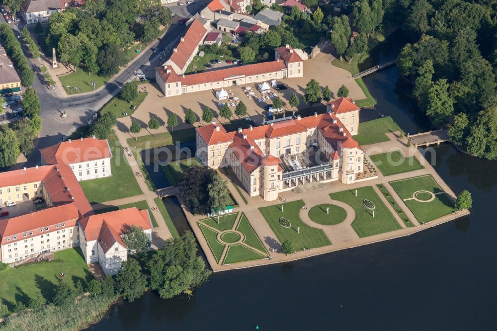 Aerial photograph Rheinsberg - Castle Rheinsberg in Brandenburg