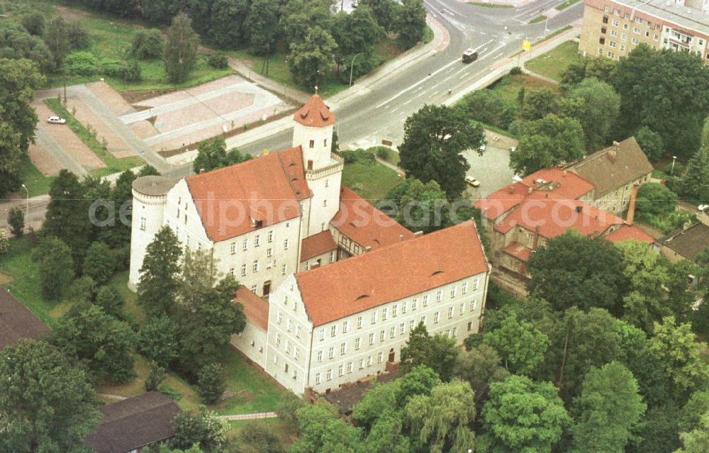 Aerial photograph Spremberg / Brandenburg - Schloß von Spremberg in Brandenburg.