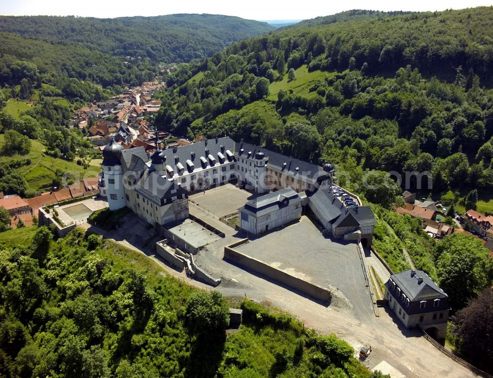 Stolberg (Harz) from above - Castle Stolberg in Stolberg (Harz) in Saxony-Anhalt