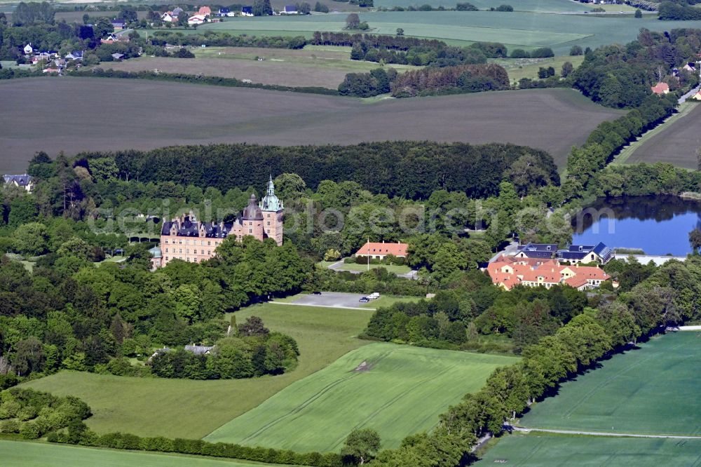 Köge From The Birds Eye View Building Complex In The Park Of The