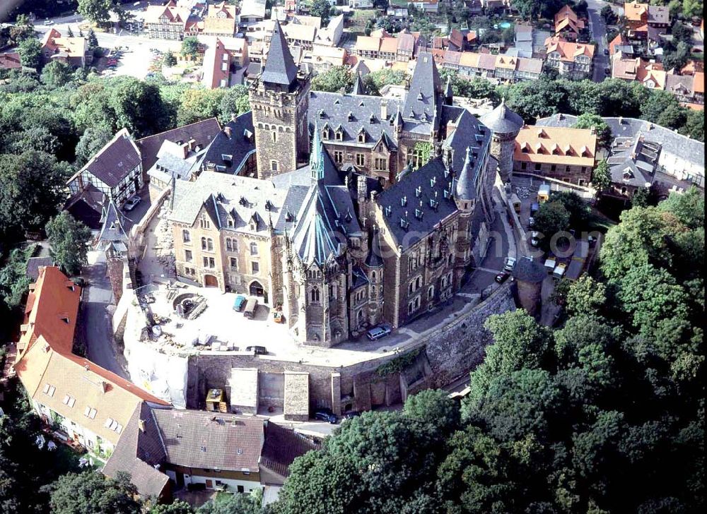 Wernigerode from above - Schloß Wernigerode / Harz