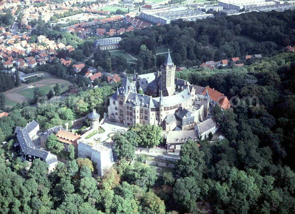 Wernigerode from above - Schloß Wernigerode / Harz