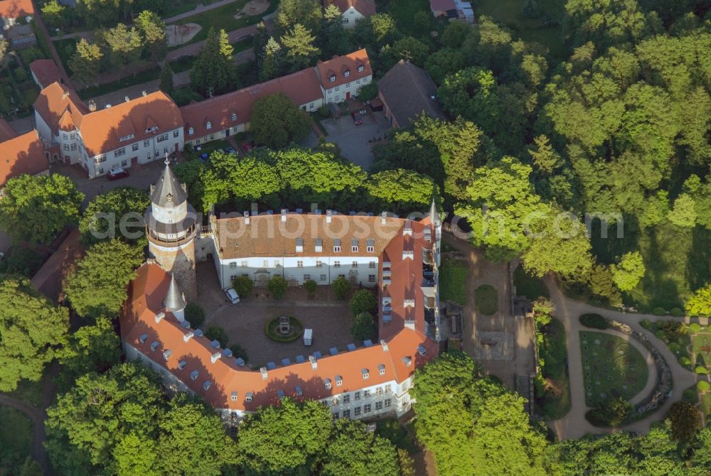 Aerial photograph Wiesenburg - Wiesenburg Castle in the High Flaeming in Brandenburg