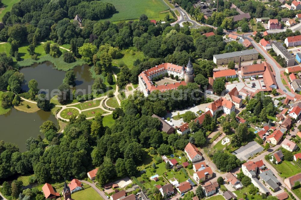 Aerial image Wiesenburg/Mark - Wiesenburg Castle in the High Flaeming in Brandenburg