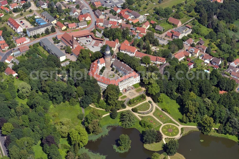 Aerial photograph Wiesenburg/Mark - Wiesenburg Castle in the High Flaeming in Brandenburg