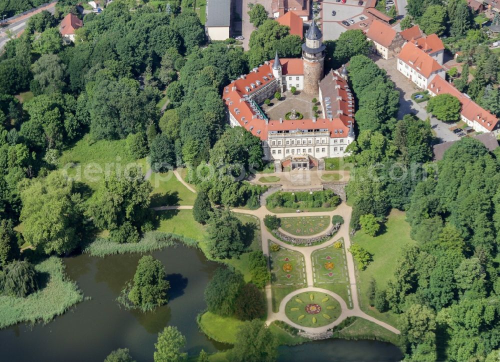 Aerial photograph Wiesenburg/Mark - Wiesenburg Castle in the High Flaeming in Brandenburg