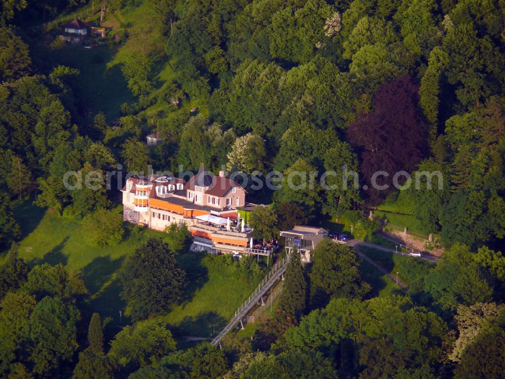 Aerial image Freiburg - Blick auf das Restaurant Dattler auf dem Schlossberg in Freiburg. Kontakt: +49(0)761 1371700, Email: info@dattler.de