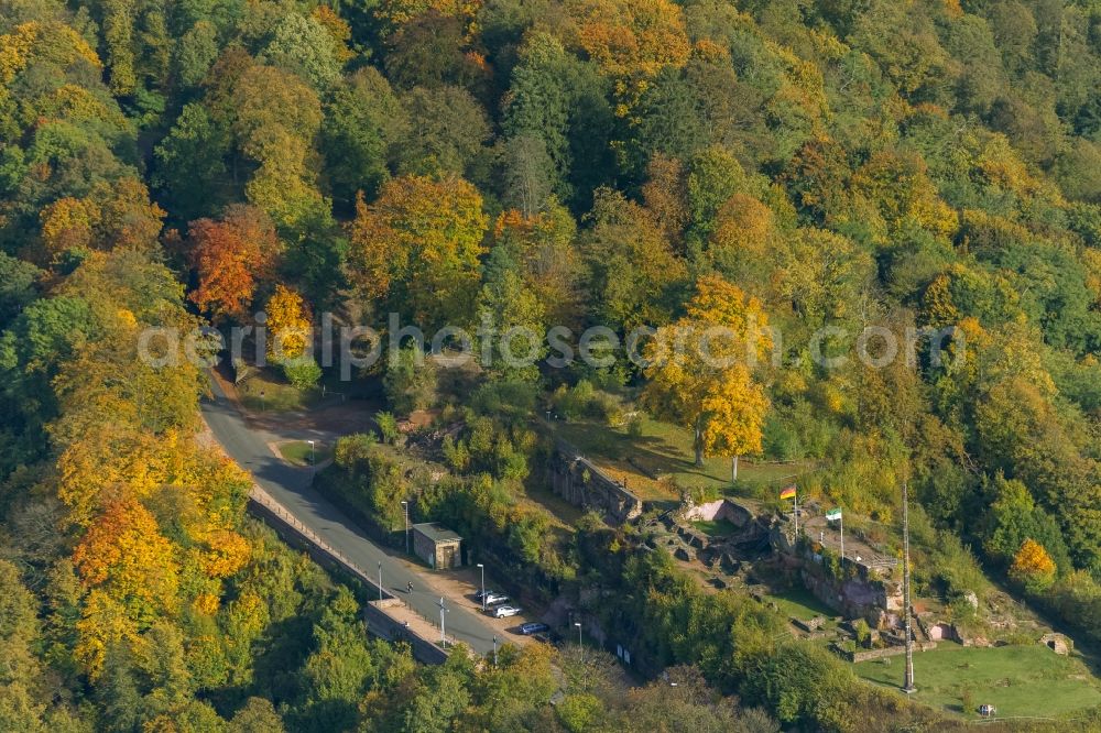 Aerial photograph Homburg - Hotel on Castle Hill in Saarland in Homburg