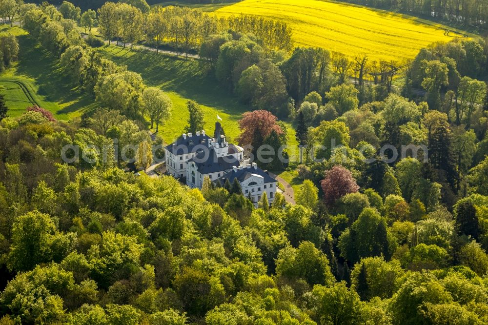 Aerial photograph Hohen-Demzin - View of the castle hotel Burg Schlitz in Hohen-Demzin in the state Mecklenburg-West Pomerania