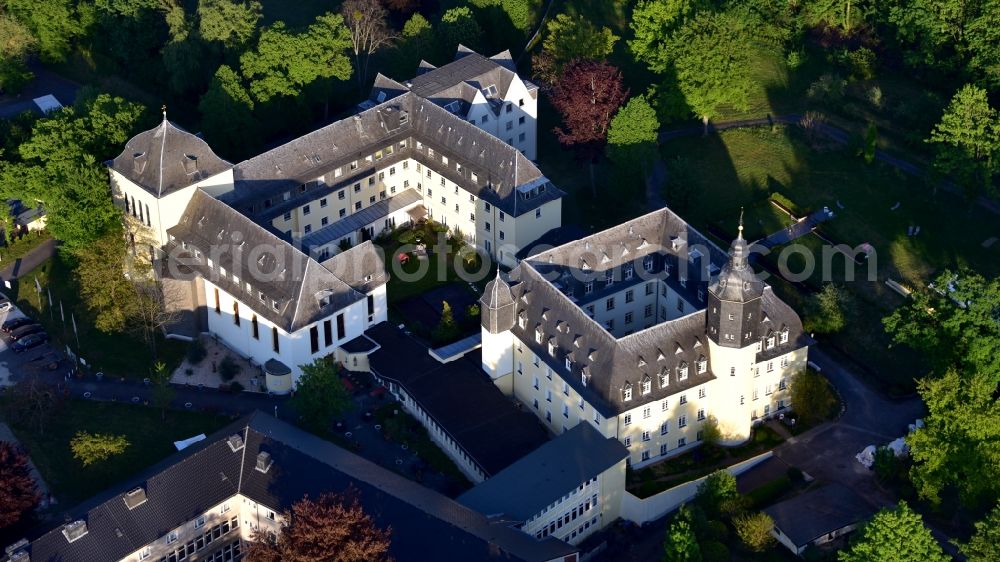 Bornheim from above - Schlosshotel Walberberg in Bornheim in the state North Rhine-Westphalia, Germany