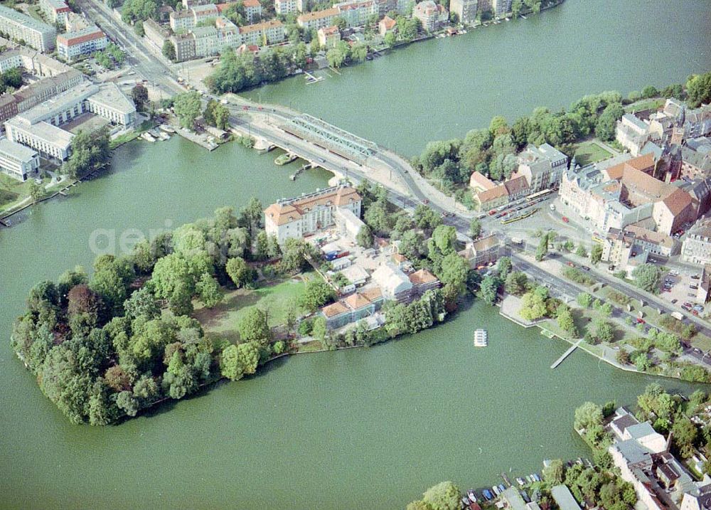 Berlin - Köpenick from above - Schloßinsel in Berlin - Köpenick.