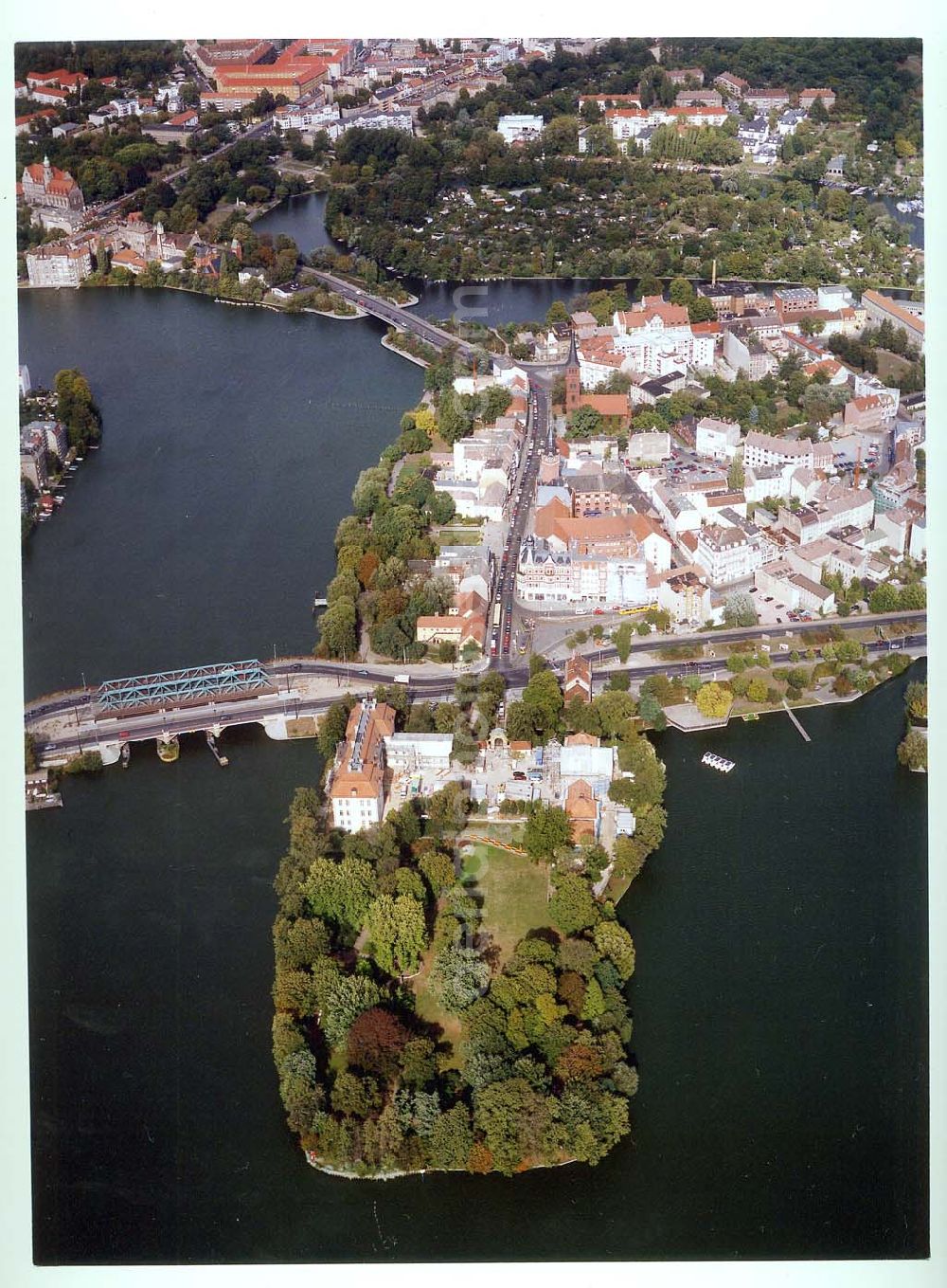 Aerial image Berlin - Köpenick - Schloßinsel in Berlin - Köpenick.